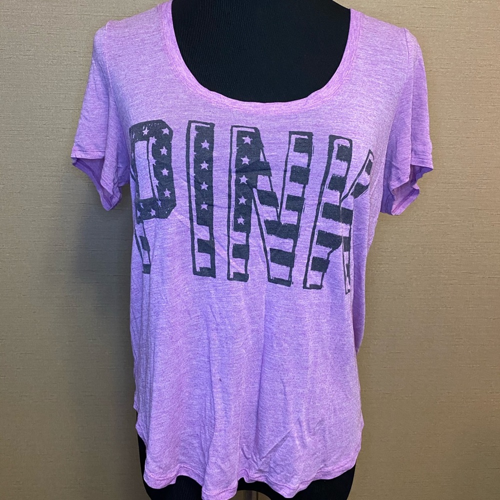 VS PINK lavender T-shirt